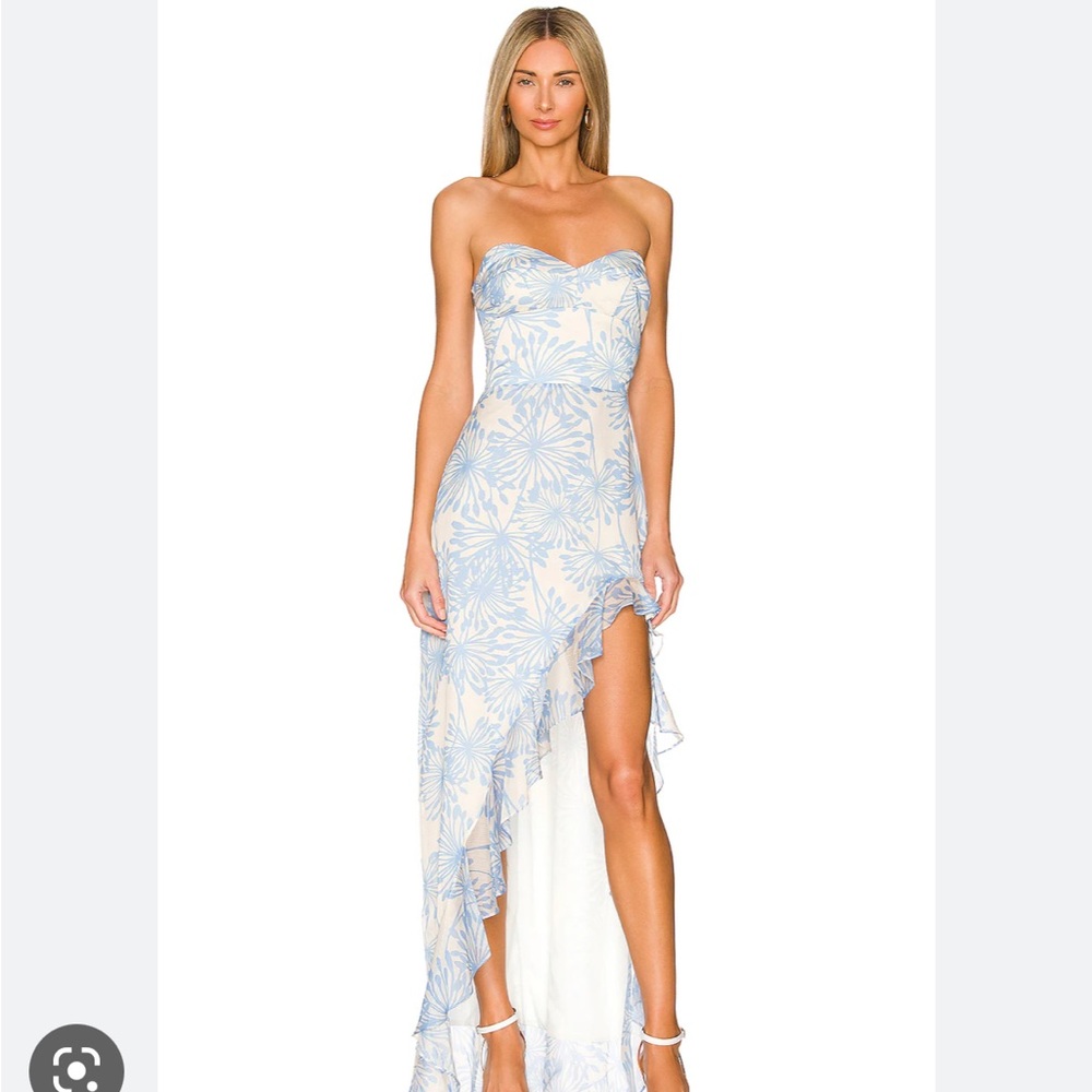 Amanda Uprichard Eden gown wish print